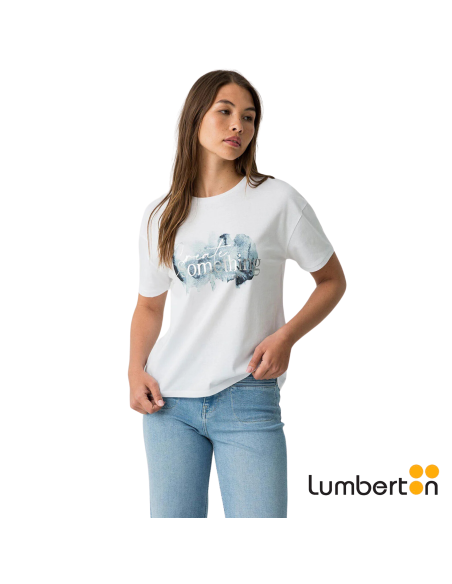 Camiseta C/Red Blanca Letras PlataMAIZENA