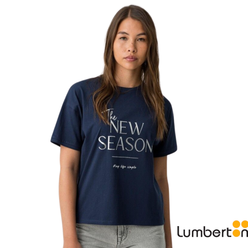 Camiseta C/Red M/C marino...