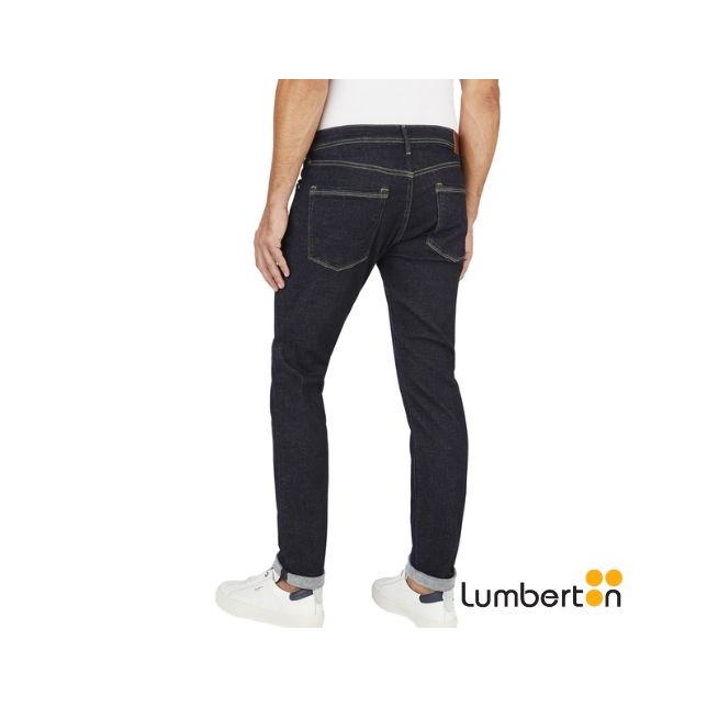 Tejano Azul Oscuro Taper Estrecho de...