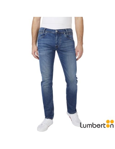 Tejano Azul Desgastado Regular Estrecho de PiernaSPIKEN82