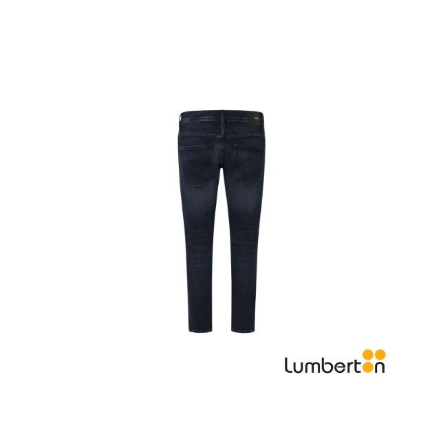 Tejano Azul Oscuro Desgastado Slim...