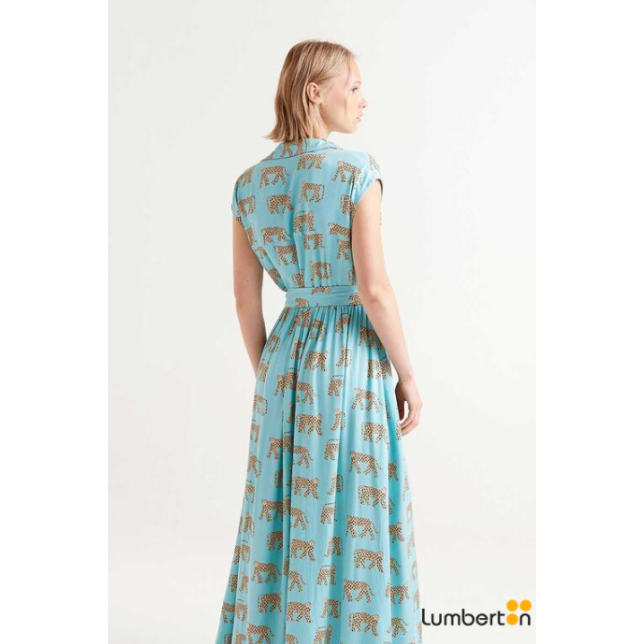 Vestido Largo Estampado Jaguar 12008