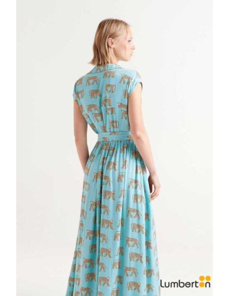 Vestido Largo Estampado Jaguar 12008