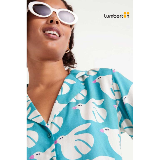 Camisa Rayón Estampado Dove 41031