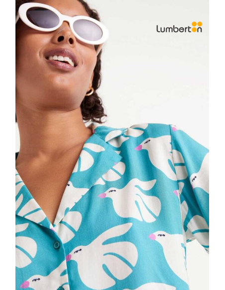 Camisa Rayón Estampado Dove 41031