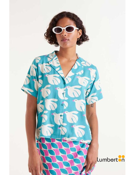 Camisa Rayón Estampado Dove 41031