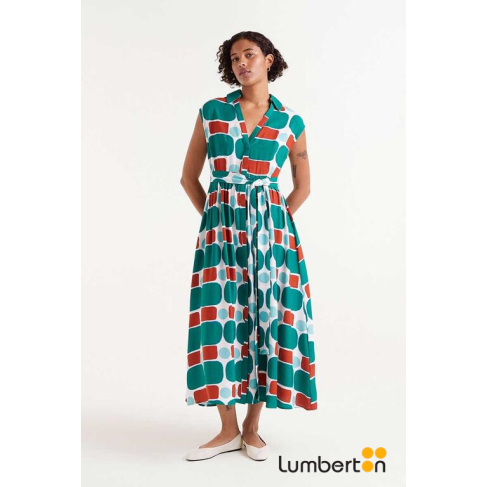 Vestido Largo Estampado...