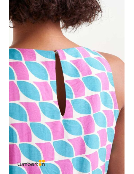 Vestido Largo Estampado 11013