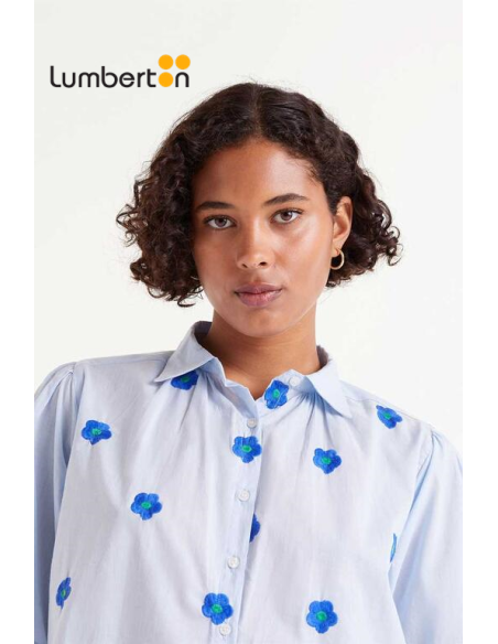 Camisa Manga Corta Flores 43026