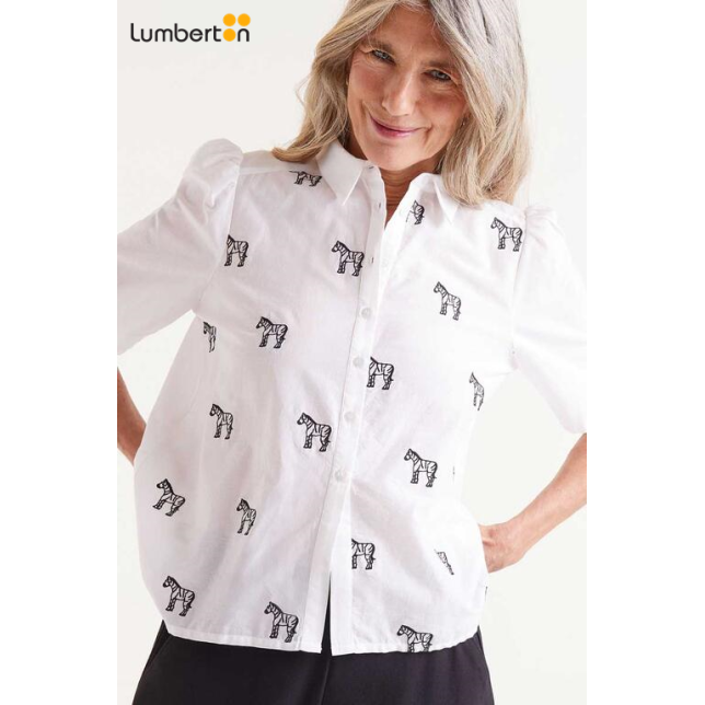 Camisa Manga Corta Estampado Safari...