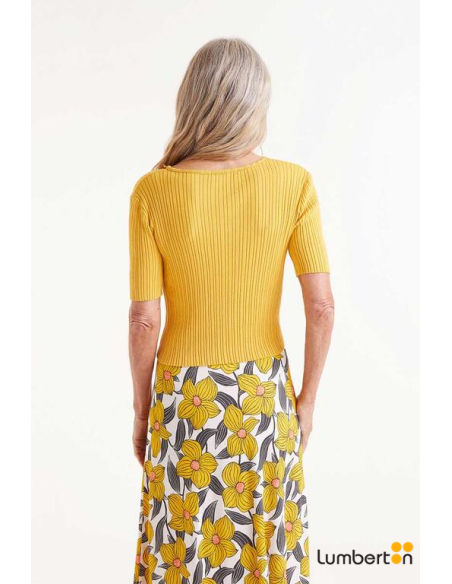 Jersey Canale Abalorios Amarillo 10218