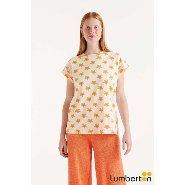 Camiseta Estampado Flores 42008