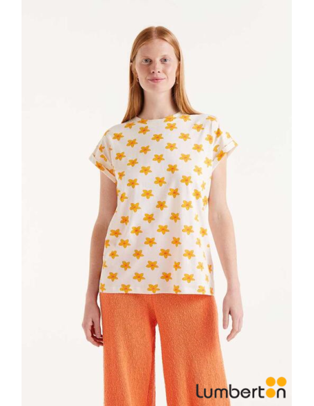 Camiseta Estampado Flores 42008