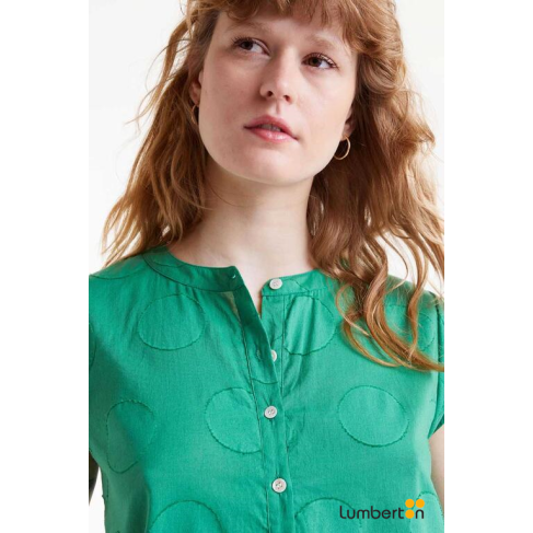Top Jacquard Circulos Verde... 2