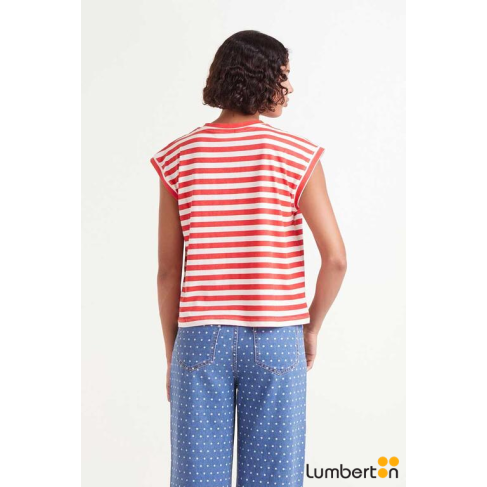 Camiseta Sin Mangas Rayas... 2