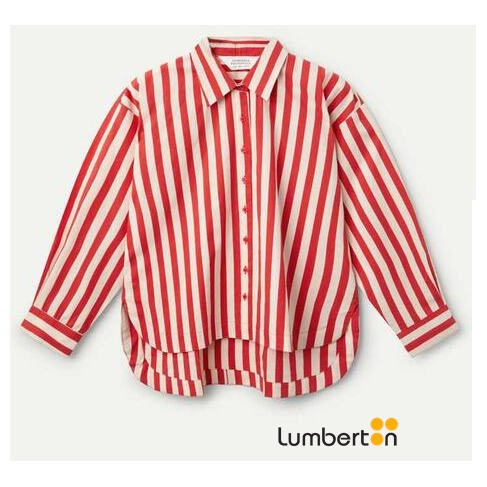 Camisa Rayas Roja 40005